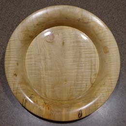 quilted maple platter