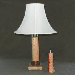 lamp and candle